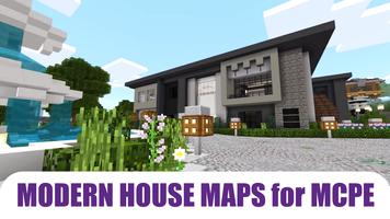Modern House for MCPE Affiche