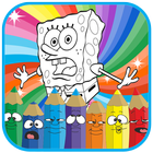 How to color sponge ( coloring book for sponge ) иконка