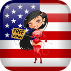 Free Private VPN for USA !! icône