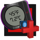 ikon Temp termometer. Prank