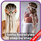 Boho Hairstyles Step By Step Zeichen