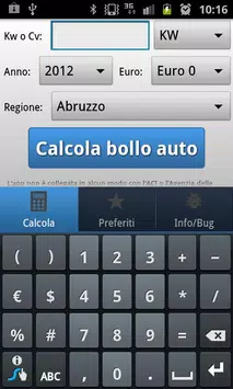 Bollo e superbollo auto cv/kw for Android - APK Download