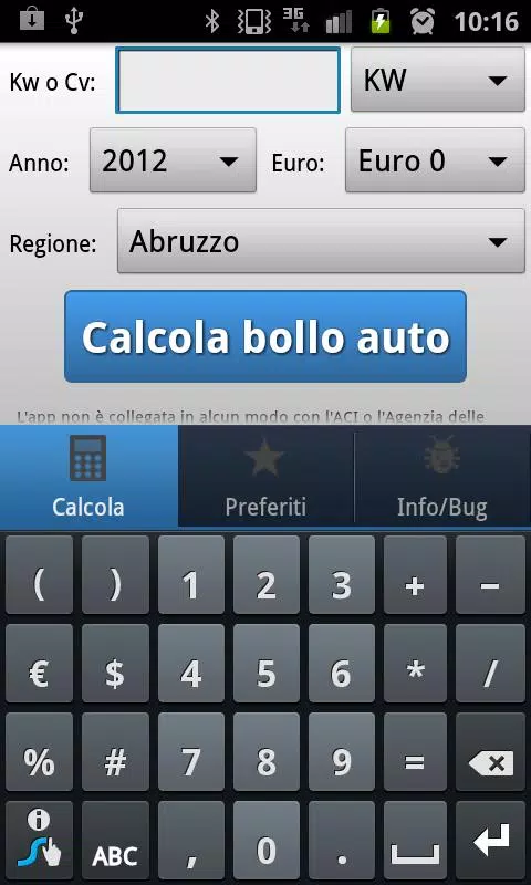 Bollo e superbollo auto cv/kw APK for Android Download