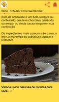 Receitas de Bolo de Chocolate poster