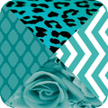 Turquoise wallpaper