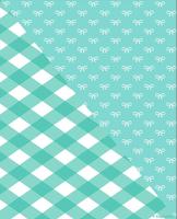 Turquoise wallpaper Affiche