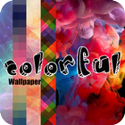 colorful  wallpaper ikona