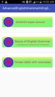 English grammar for advanced learner poster