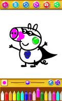 coloring book :  Peepa Pig Screenshot 3