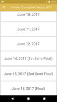 Cricket Champion Trophy 2017 capture d'écran 3