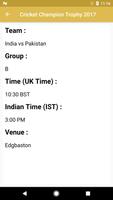 Cricket Champion Trophy 2017 capture d'écran 2