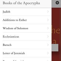 Books of the Apocrypha capture d'écran 1