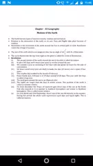 Class 6 Geography Notes APK download