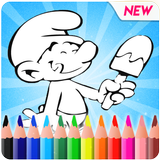 Coloring Book for Smurfs icône