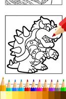 Coloring Book for Mario Fans الملصق