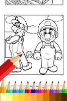 Coloring Book for Mario Fans تصوير الشاشة 3