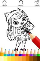 Coloring Books Little Charmers پوسٹر