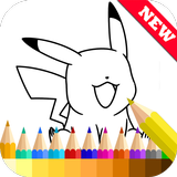 PokeMonster Coloring Book New icône