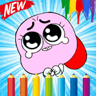 coloring books for kids : gumballl heros ikon