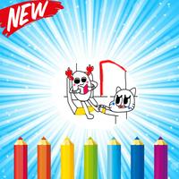 coloring books for kids : gumballl heros ภาพหน้าจอ 1