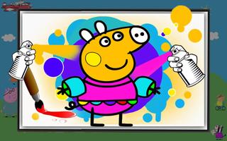 Peepa pig: Coloring book پوسٹر