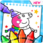 Peepa Pig : Drawing & Coloring Book icon