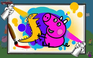 Peepa Pig : Drawing & Coloring Book Affiche
