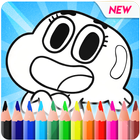 Gumballl : Coloring for Darwin icône