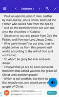 Audio Bible - Book Of Galatians Only Free Version capture d'écran 1