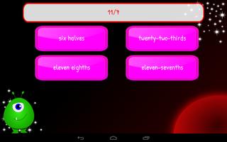 4th Grade Fractions Maths LITE capture d'écran 3