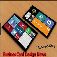 Busines Card Design News ポスター