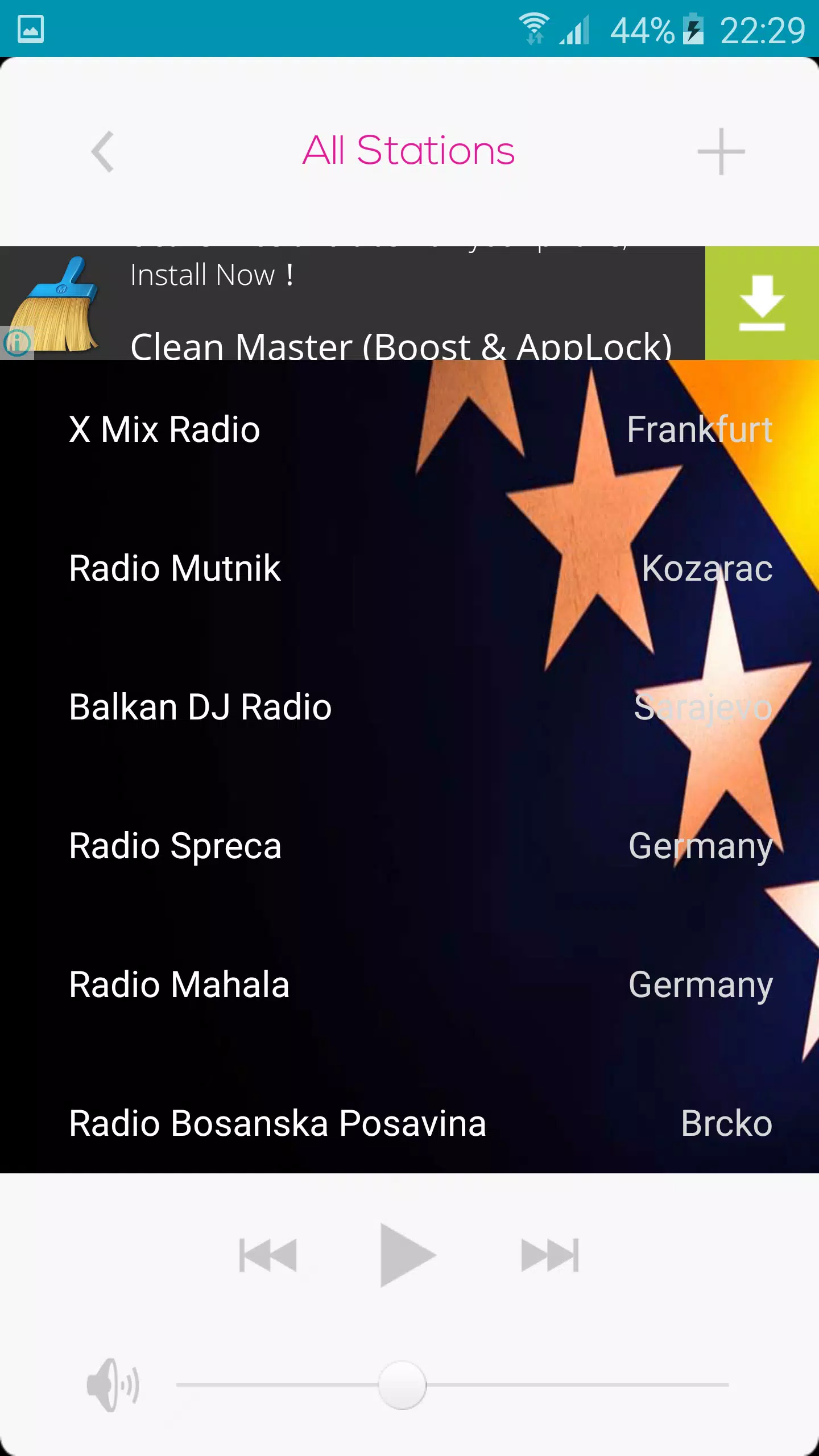 Bosanske Narodne Radio Stanice für Android - APK herunterladen