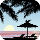 Crickets and sea waves - relaxing sounds