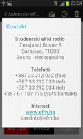 Studentski eFM radio screenshot 3