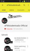 Studentski eFM radio screenshot 2