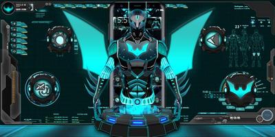 3D Tech Hero-thema screenshot 3