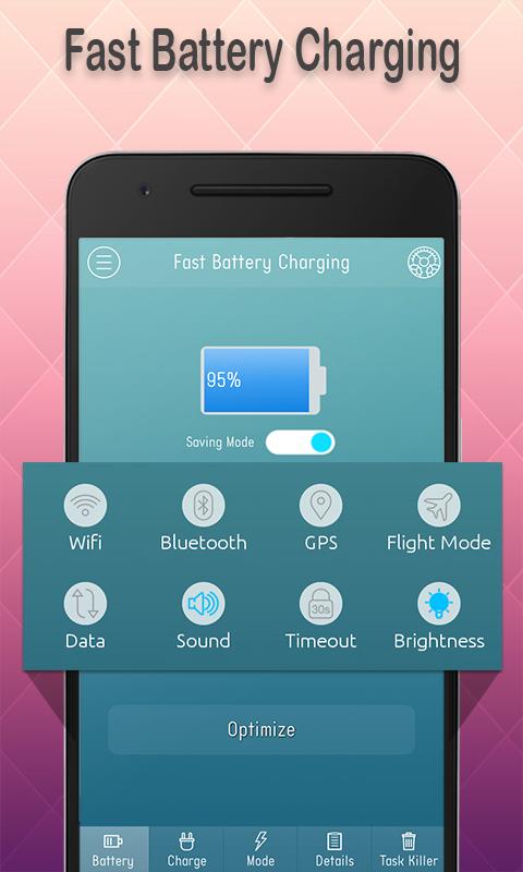 Fast plus. Fast Charging Mode icon material Design.