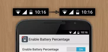 Enable Battery Percentage