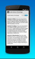 Enable Battery Percentage capture d'écran 1