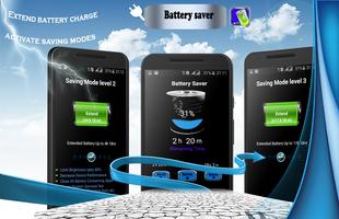 Duração da bateria: Ram  Cleaner & fast charge Cartaz