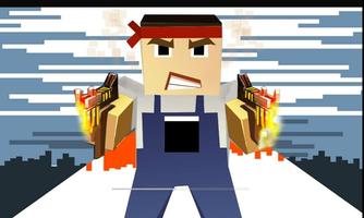 Battle Pixel Shooting Gun 3D ROYAL poster