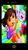 Dora Wallpaper पोस्टर