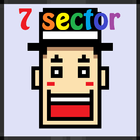 7 sector icône