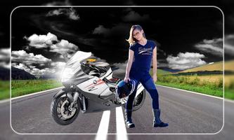 Bikerider Bike Photo Editor Maker poster