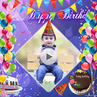Happy Birthday Video With Slide Show Maker icon