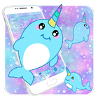 Baby Unicorn Whales Theme biểu tượng