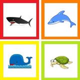 Sea creatures - play on words icon