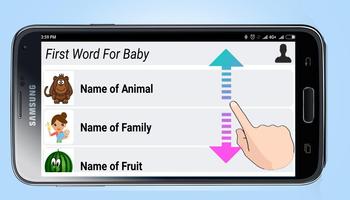 Baby's First Word الملصق