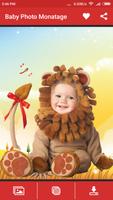 Baby Photo Montage الملصق