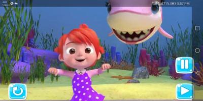 The Baby Shark - Kids song App 스크린샷 1